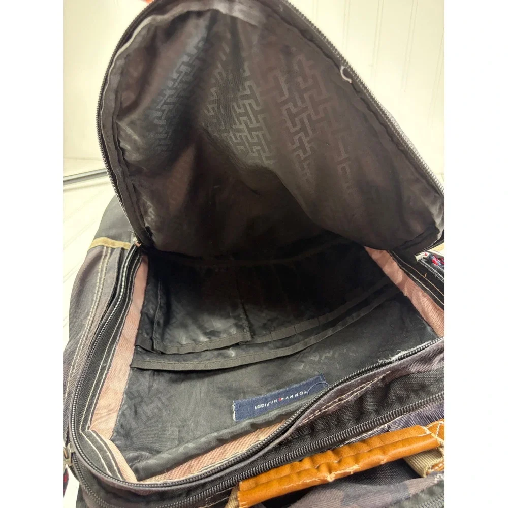 Tommy Hilfiger Vintage Y2K Rucks Camouflage Computer Backpack Bag Unisex